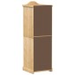vidaXL Ντουλάπα Corona 55x52x170 εκ. από Μασίφ Ξύλο Πεύκου
