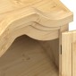vidaXL Ντουλάπα Corona 55x52x170 εκ. από Μασίφ Ξύλο Πεύκου