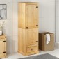 vidaXL Ντουλάπα Corona 55x50x170 εκ. από Μασίφ Ξύλο Πεύκου