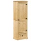 vidaXL Ντουλάπα Corona 55x38x170 εκ. από Μασίφ Ξύλο Πεύκου