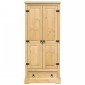 vidaXL Ντουλάπα Corona 76x50x170 εκ. από Μασίφ Ξύλο Πεύκου