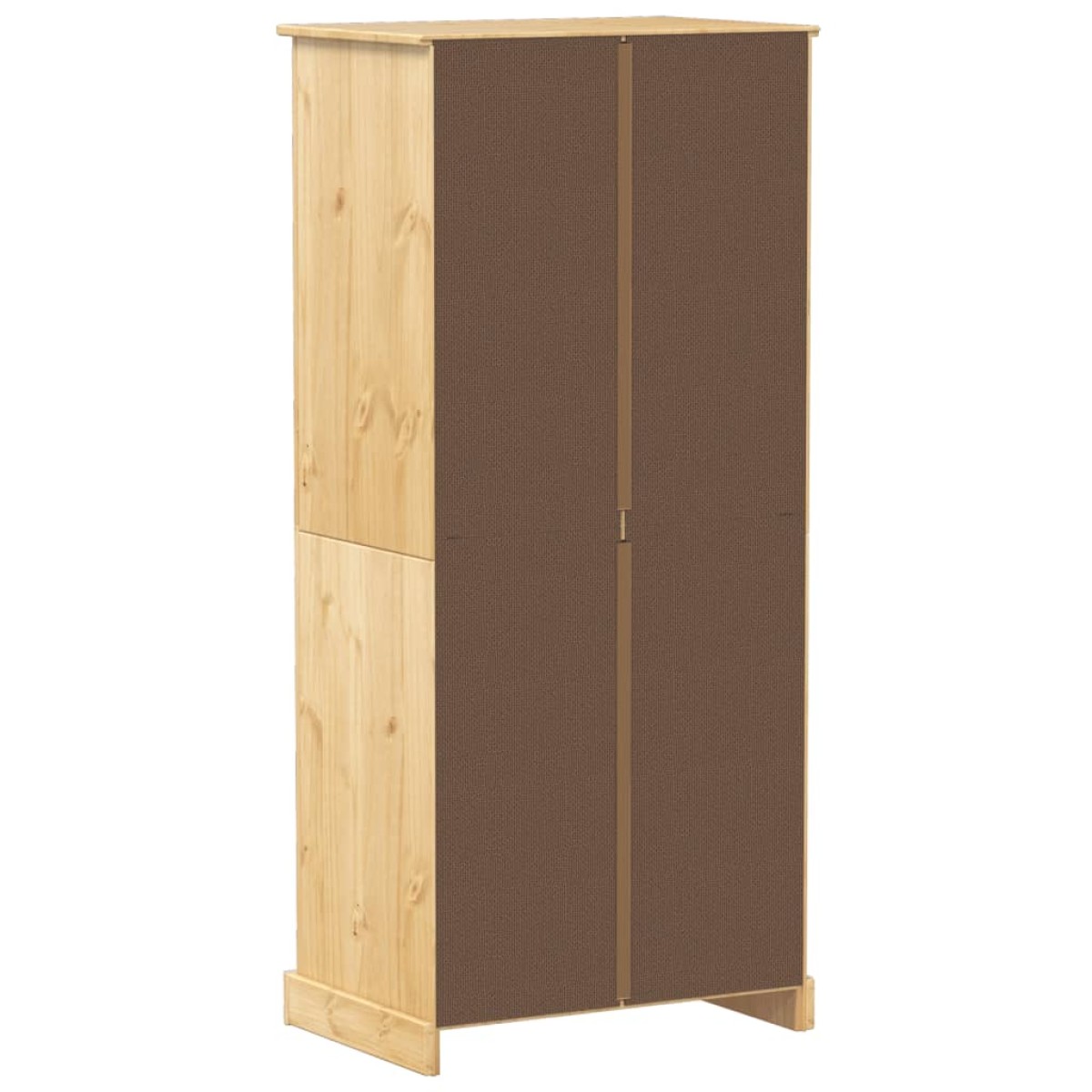vidaXL Ντουλάπα Corona 76x50x170 εκ. από Μασίφ Ξύλο Πεύκου