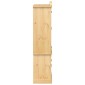 vidaXL Βιτρίνα Corona 103,5 x 42 x 180 εκ. από Μασίφ Ξύλο Πεύκου