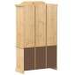 vidaXL Βιτρίνα Corona 103,5 x 42 x 180 εκ. από Μασίφ Ξύλο Πεύκου