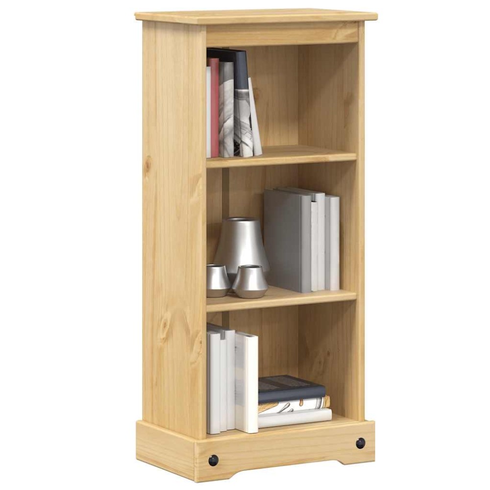 vidaXL Βιβλιοθήκη Corona 46x29x100 εκ. από Μασίφ Ξύλο Πεύκου