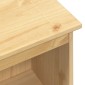 vidaXL Βιβλιοθήκη Corona 46x29x100 εκ. από Μασίφ Ξύλο Πεύκου