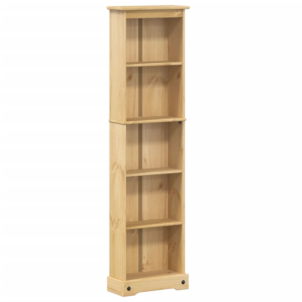 vidaXL Βιβλιοθήκη Corona 46x20x170 εκ. από Μασίφ Ξύλο Πεύκου