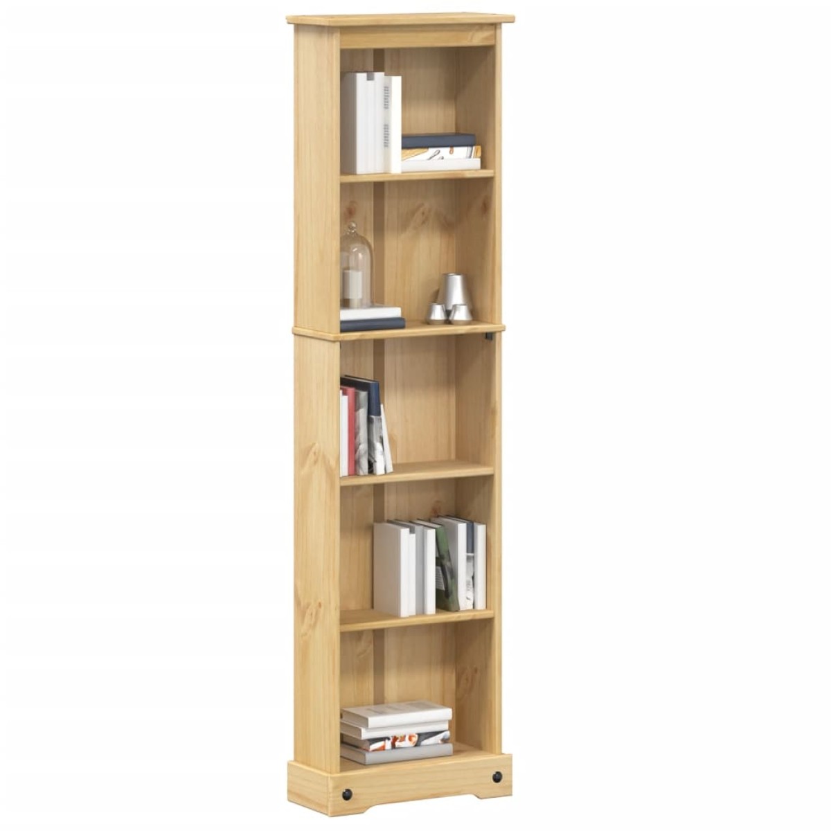 vidaXL Βιβλιοθήκη Corona 46x20x170 εκ. από Μασίφ Ξύλο Πεύκου