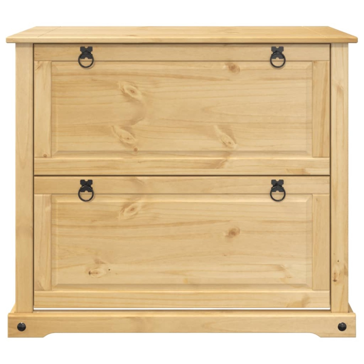 vidaXL Παπουτσοθήκη Corona 99x32x85 εκ. από Μασίφ Ξύλο Πεύκου