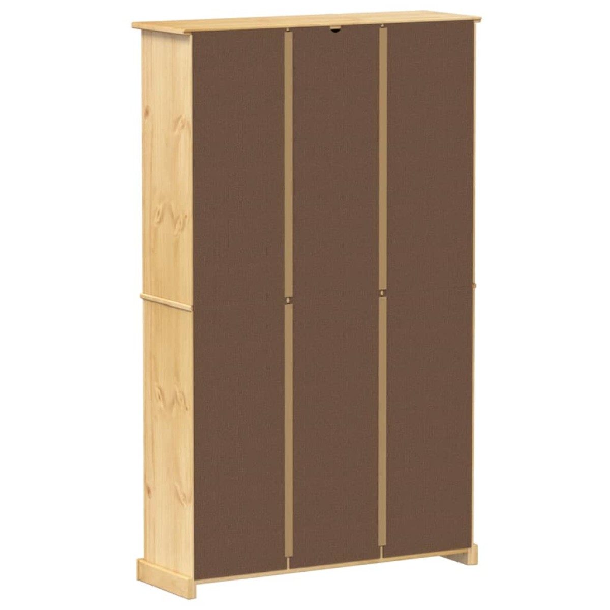 vidaXL Παπουτσοθήκη Corona 99x32x163,5 εκ. από Μασίφ Ξύλο Πεύκου