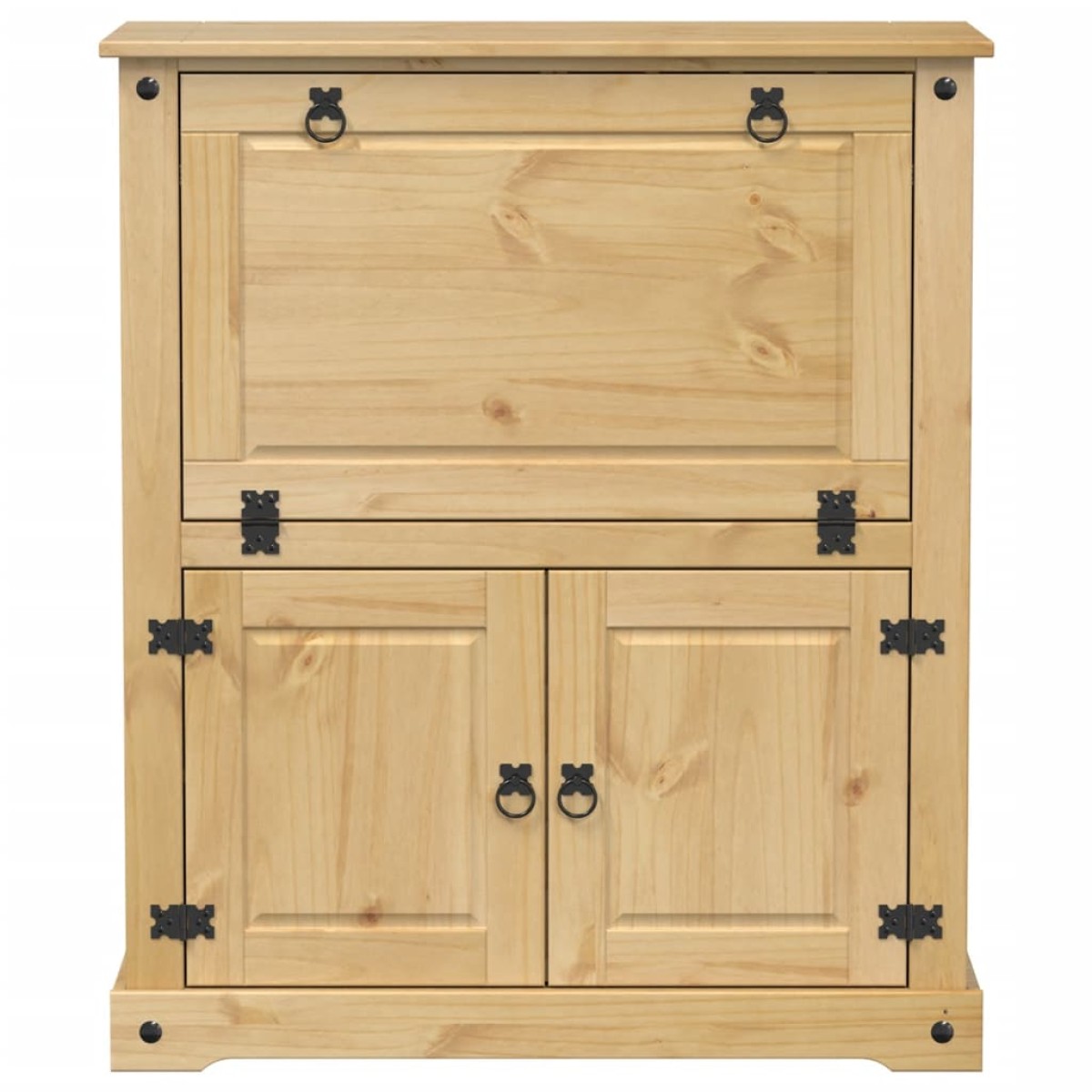 vidaXL Κάβα Κρασιών Corona 97x45x114 εκ. από Μασίφ Ξύλο Πεύκου