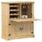 vidaXL Κάβα Κρασιών Corona 97x45x114 εκ. από Μασίφ Ξύλο Πεύκου