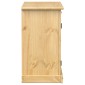 vidaXL Ντουλάπι Μπάνιου Corona 73x33x60 εκ. από Μασίφ Ξύλο Πεύκου