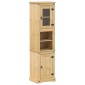 vidaXL Ντουλάπι Μπάνιου Corona 50x40x185 εκ. από Μασίφ Ξύλο Πεύκου