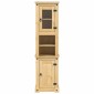 vidaXL Ντουλάπι Μπάνιου Corona 50x40x185 εκ. από Μασίφ Ξύλο Πεύκου