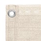 vidaXL Οθόνη Μπαλκονιού Κρεμ 75 x 800 cm HDPE και Αλουμίνιο