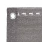 vidaXL Οθόνη Μπαλκονιού Ανοιχτό γκρι 120 x 400 cm HDPE και Αλουμίνιο