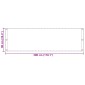 vidaXL Οθόνη Μπαλκονιού Άμμος 90 x 300 cm HDPE και Αλουμίνιο