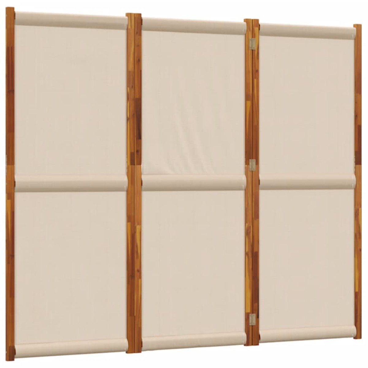 vidaXL Διαχωριστικό Δωματίου με 3 Πάνελ Taupe 210 x 180 εκ.