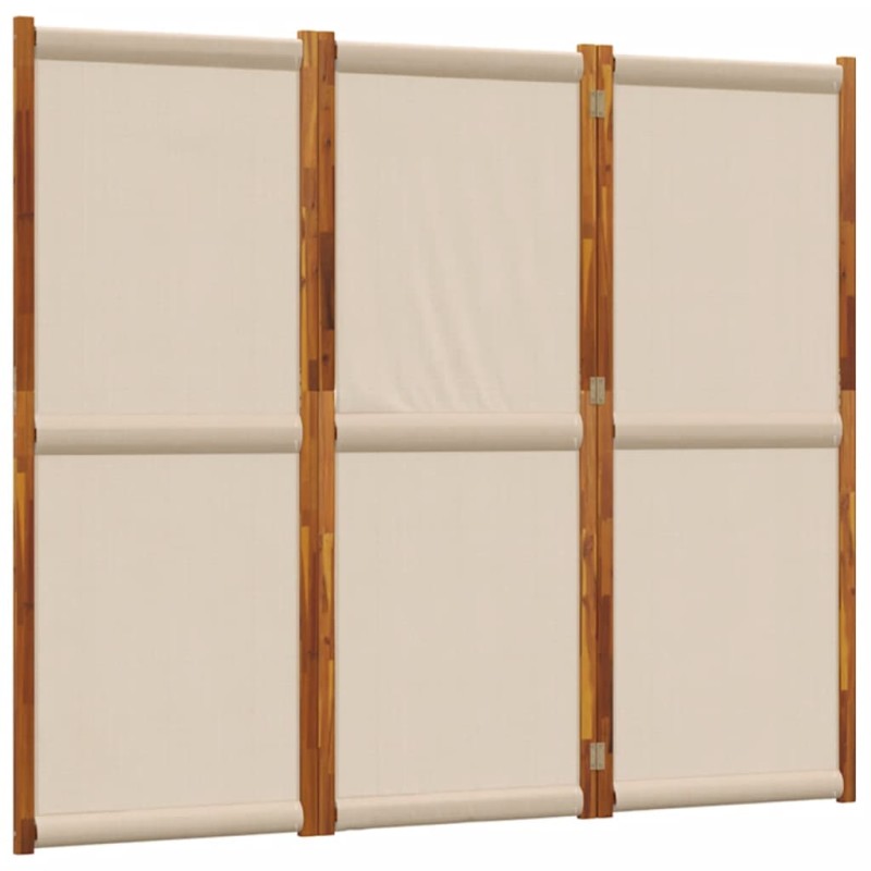 vidaXL Διαχωριστικό Δωματίου με 3 Πάνελ Taupe 210 x 180 εκ.