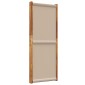 vidaXL Διαχωριστικό Δωματίου με 3 Πάνελ Taupe 210 x 180 εκ.