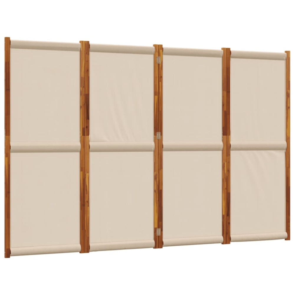 vidaXL Διαχωριστικό Δωματίου με 4 Πάνελ Taupe 280 x 180 εκ.