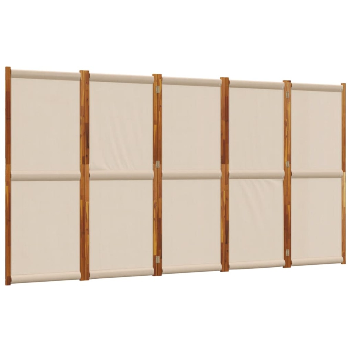 vidaXL Διαχωριστικό Δωματίου με 5 Πάνελ Taupe 250 x 180 εκ.
