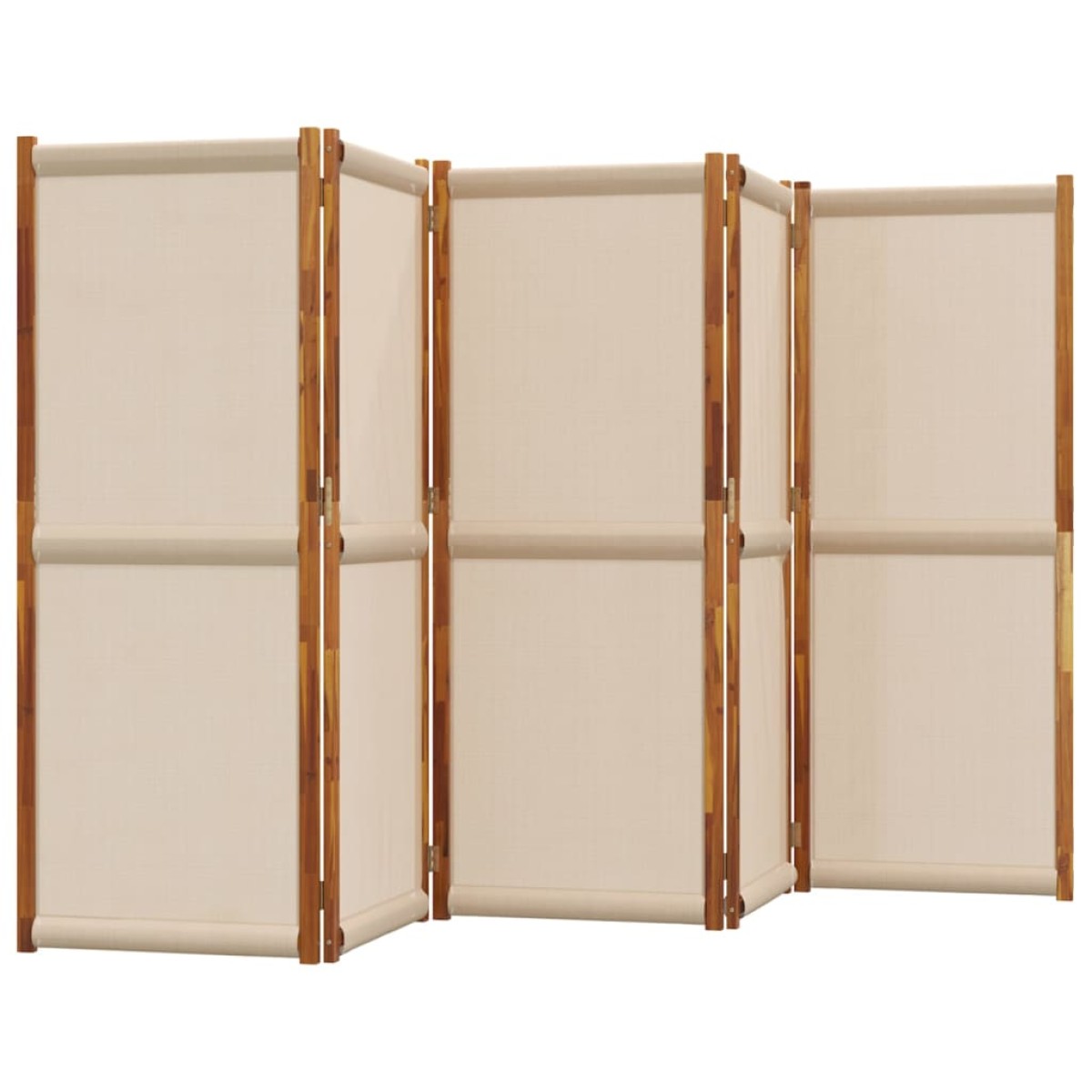vidaXL Διαχωριστικό Δωματίου με 5 Πάνελ Taupe 250 x 180 εκ.