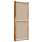 vidaXL Διαχωριστικό Δωματίου με 5 Πάνελ Taupe 250 x 180 εκ.