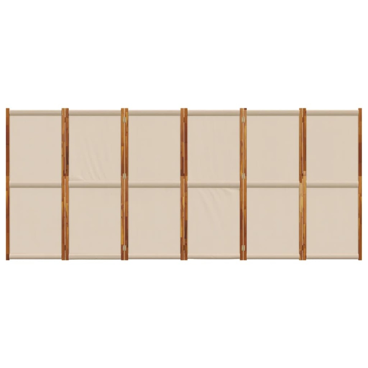 vidaXL Διαχωριστικό Δωματίου με 6 Πάνελ Taupe 420 x 180 εκ.