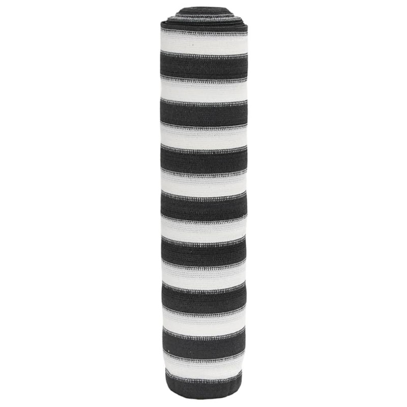 vidaXL Δίχτυ Σκίασης Ανθρακί/Λευκό 1,8x10 μ. από HDPE 150 γρ./μ²