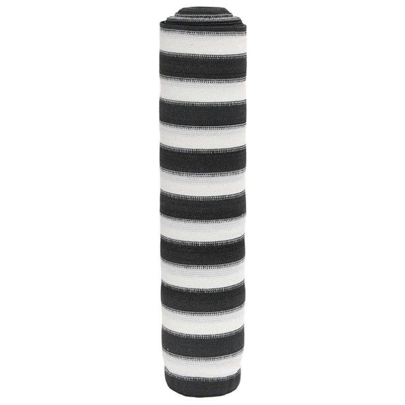 vidaXL Δίχτυ Σκίασης Ανθρακί/Λευκό 1 x 10 μ. από HDPE 195 γρ./μ²