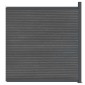 vidaXL Πάνελ Περίφραξης Γκρι 173 x 186 εκ. από WPC