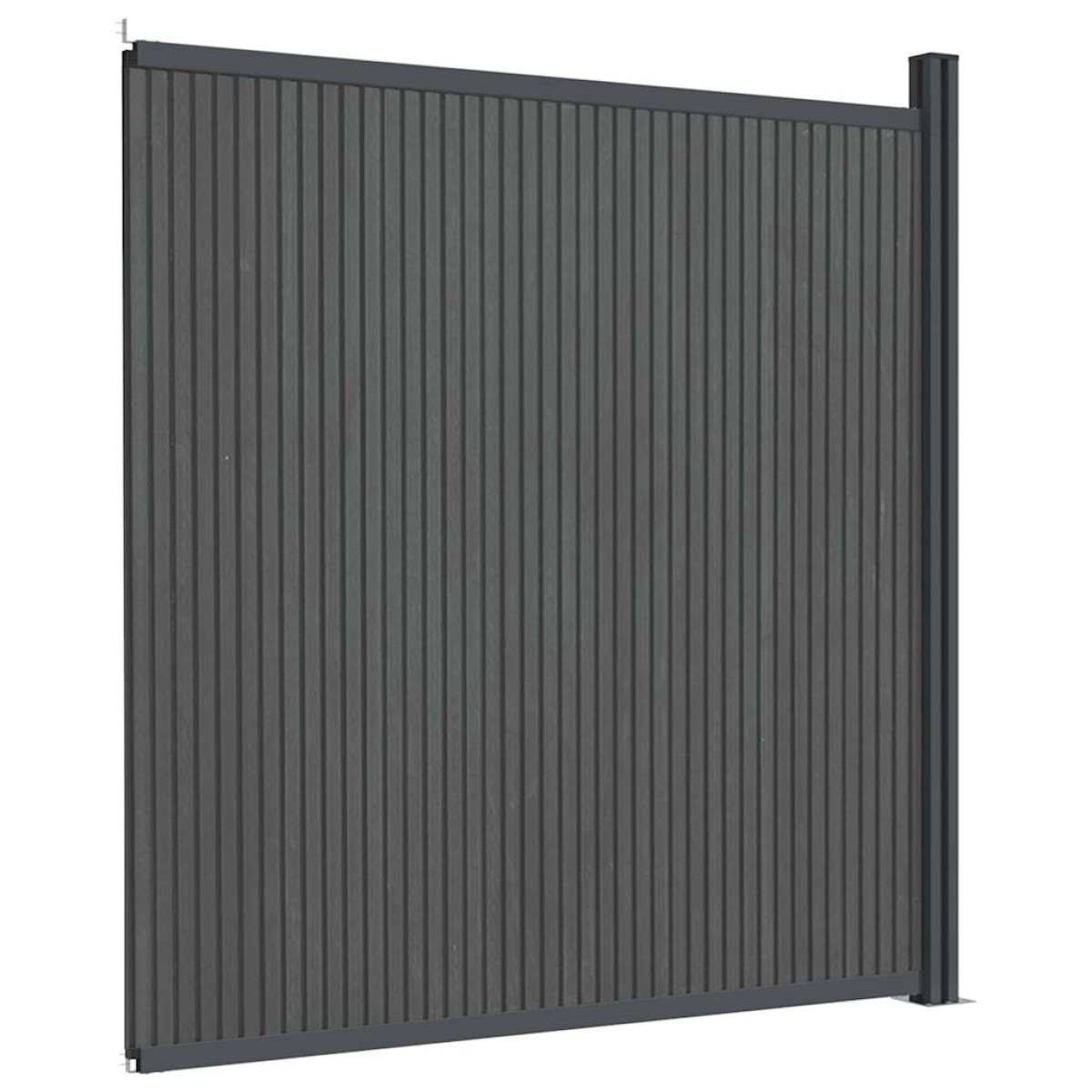 vidaXL Πάνελ Περίφραξης Γκρι 173 x 186 εκ. από WPC