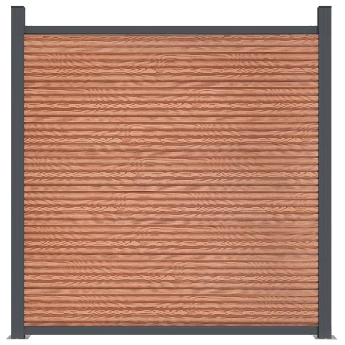 vidaXL Πάνελ Περίφραξης Καφέ 180 x 186 εκ. από WPC