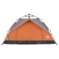 vidaXL Σκηνή Κάμπινγκ με Θόλο 2 Ατ. Ταχείας Απελευθέρωσης Γκρι/Πράσινο