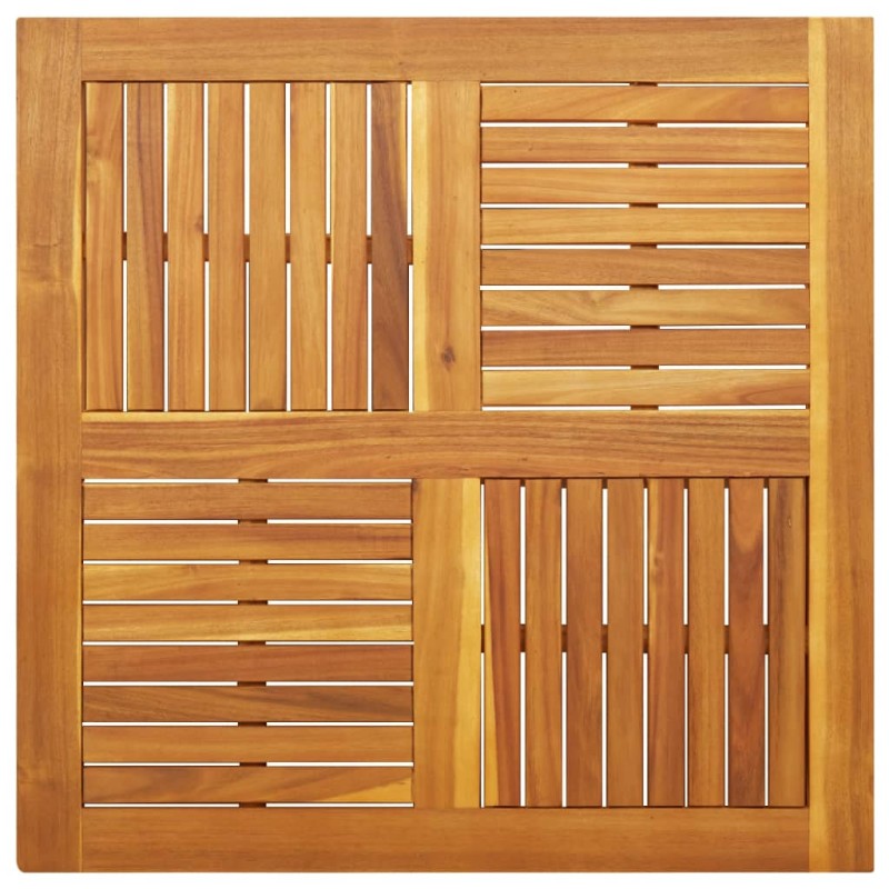 vidaXL Επιφάνεια Τραπεζιού Τετράγωνη 90x90x2,2 εκ. Μασίφ Ξύλο Ακακίας