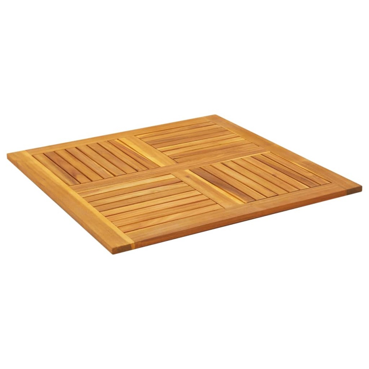 vidaXL Επιφάνεια Τραπεζιού Τετράγωνη 90x90x2,2 εκ. Μασίφ Ξύλο Ακακίας