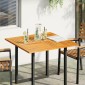 vidaXL Επιφάνεια Τραπεζιού Τετράγωνη 90x90x2,2 εκ. Μασίφ Ξύλο Ακακίας