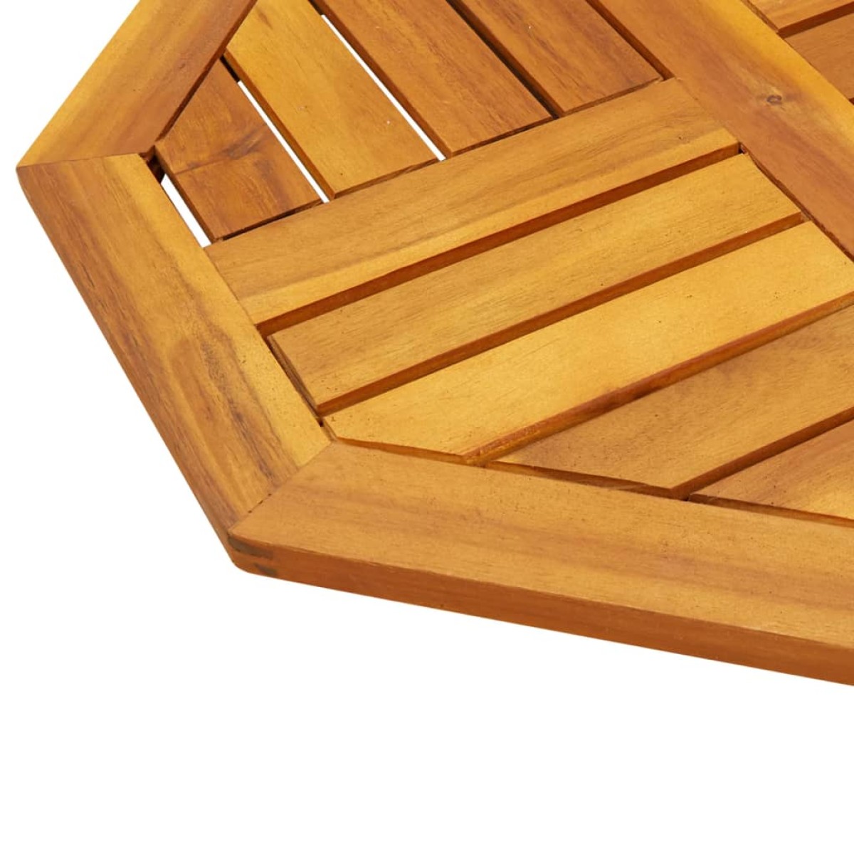 vidaXL Επιφάνεια Τραπεζιού Οκτάγωνη 50x50x2 εκ. Μασίφ Ξύλο Ακακίας