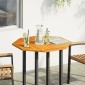 vidaXL Επιφάνεια Τραπεζιού Οκτάγωνη 80x80x2,2 εκ. Μασίφ Ξύλο Ακακίας