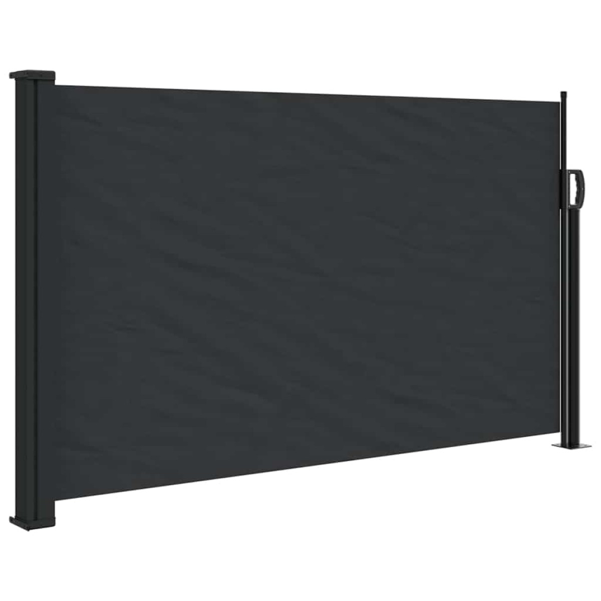 vidaXL Σκίαστρο Πλαϊνό Συρόμενο Μαύρο 117 x 300 εκ.