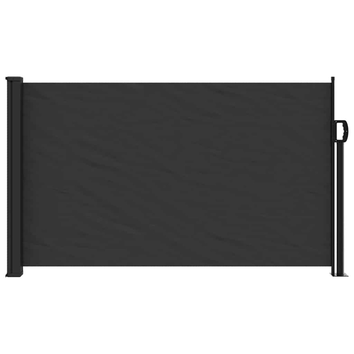 vidaXL Σκίαστρο Πλαϊνό Συρόμενο Μαύρο 117 x 300 εκ.