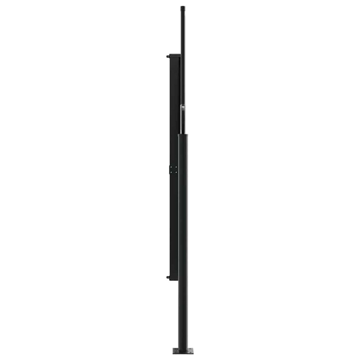 vidaXL Σκίαστρο Πλαϊνό Συρόμενο Μαύρο 160 x 300 εκ.