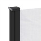 vidaXL Σκίαστρο Πλαϊνό Συρόμενο Λευκό 160 x 300 εκ.