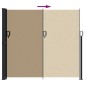 vidaXL Σκίαστρο Πλαϊνό Συρόμενο Taupe 180 x 300 εκ.