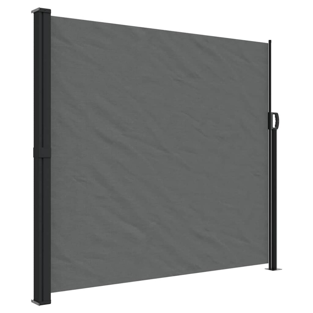 vidaXL Πτυσσόμενη Πλαϊνή Τέντα Ανθρακί 180x300 εκ.