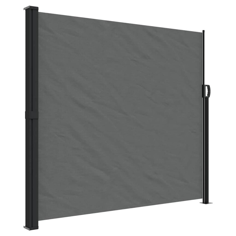 vidaXL Πτυσσόμενη Πλαϊνή Τέντα Ανθρακί 180x300 εκ.