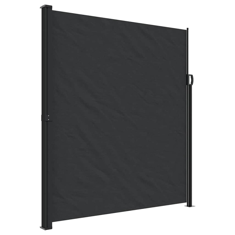 vidaXL Σκίαστρο Πλαϊνό Συρόμενο Μαύρο 220 x 300 εκ.
