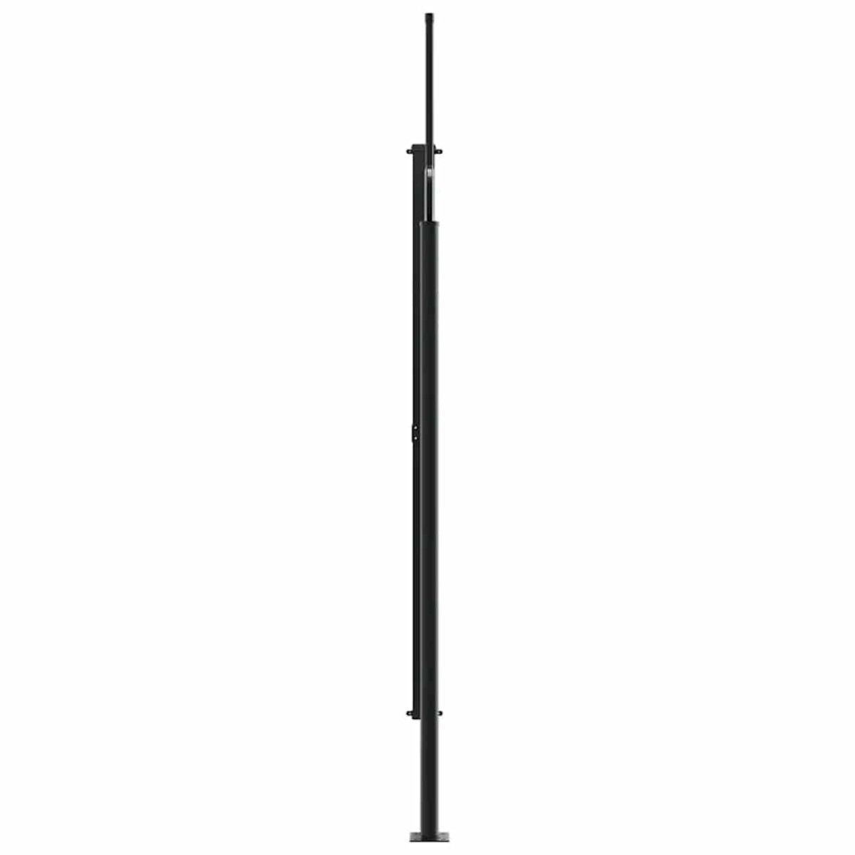 vidaXL Σκίαστρο Πλαϊνό Συρόμενο Μαύρο 220 x 300 εκ.